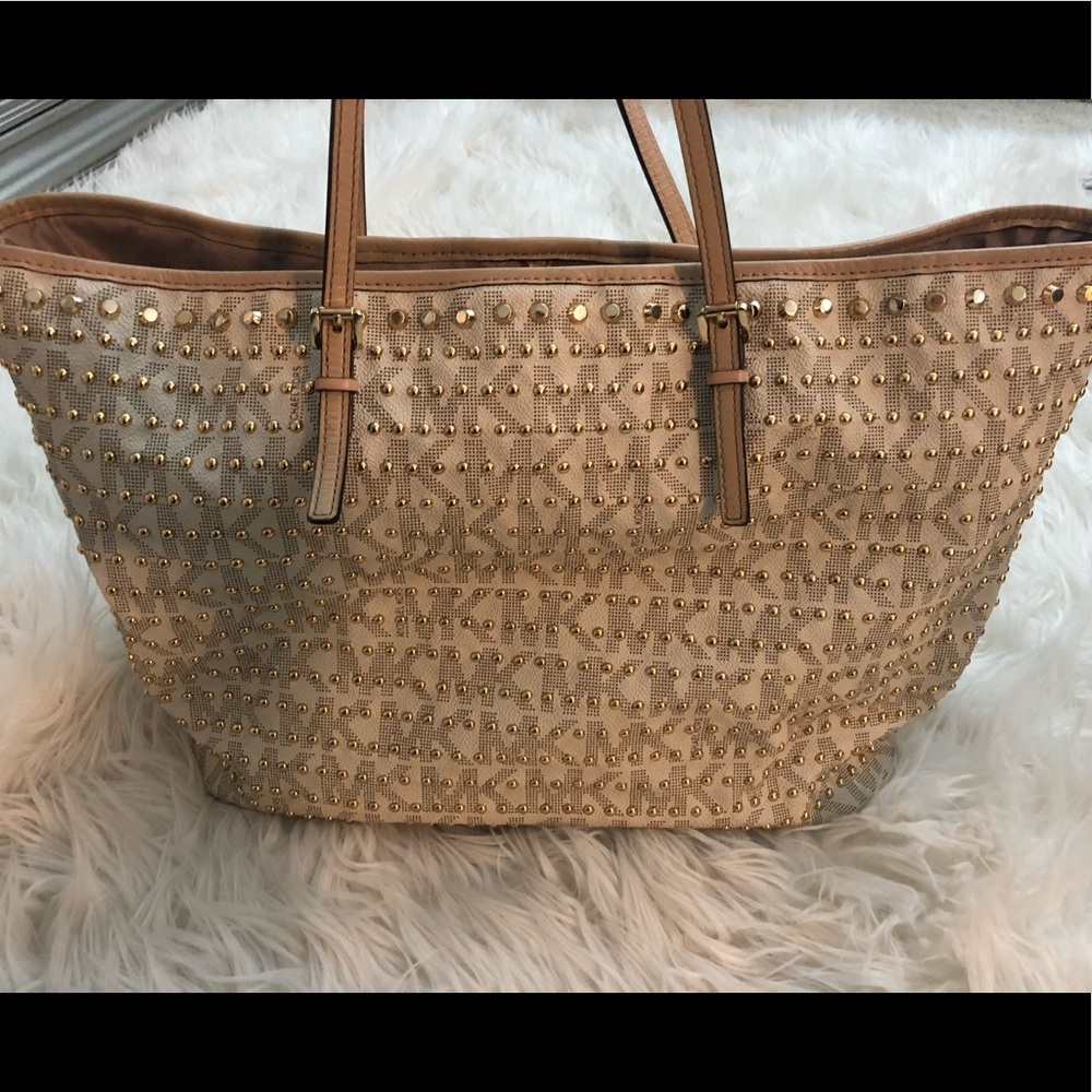 Michael kors studded bag